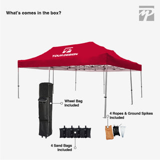 20'x20' Tent Bundle 1 - Tent Top + Hex Frame