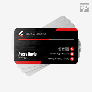 Full Color Aluminum Business Cards