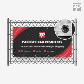 Custom Printed Mesh Banner